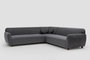Atelier Del Sofa Eddy Corner 2 (3L-C-3R) - Gris oscuro